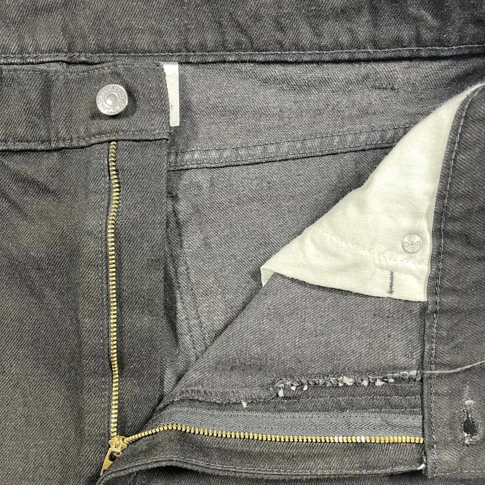 VTG 90's Orange Tab‎ Levis 550 Mens Black Relaxed Fit Tapered Jeans 38(36.5)x34